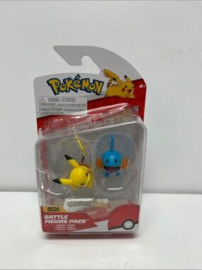 Pokemon Pikachu & Mudkip Battle Figure Pack